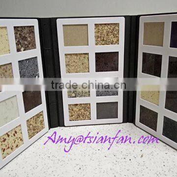 Tsianfan plastic stone sample display folder