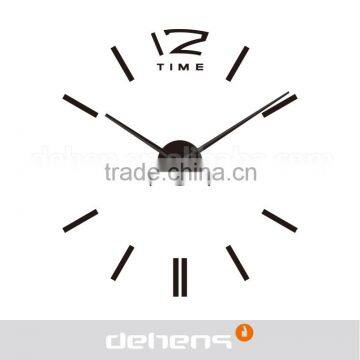 DEHENG design home decorative 3D DIY gift wall clock