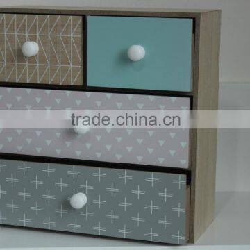 Colorful and Storage Decorative Wooden Drawer photo-3