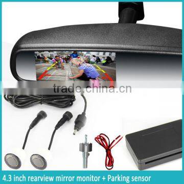 Latest 4.3 Inch Car Rear View Mirror Monitor With Universal Bracket and Waterproof Camera photo-4