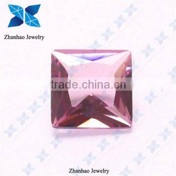 Lab created ebay loose pink glass gemstone from alibaba express