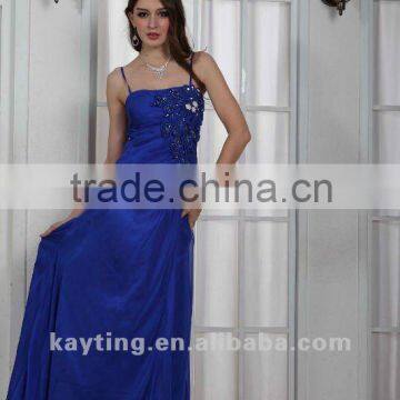 Elegant Chiffon Applique evening dress Cheap Wholesale Long evening gown EchoLin 1229