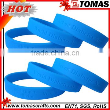 the cheapest silicone custom bracelet for advertising