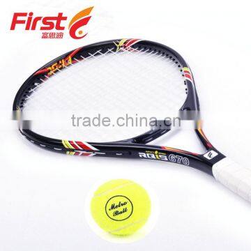 Cheap carbon&aluminim alloy tennis racket for wholesale