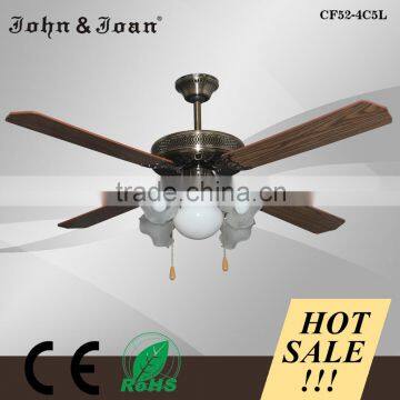 Indoor lighting wholesale fashion style power saving ceiling fan
