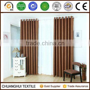 linen look like blackout curtain for home,living room ,hotel and etc