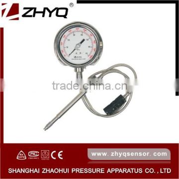 Mechanical flexible melt pressure gauge with J thermo for extruder