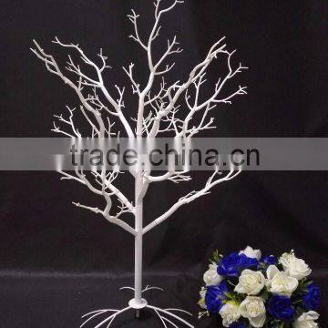 Indoor white color Wedding Table centerpieces Artificial manzanita Plastic Dry tree for Decoration