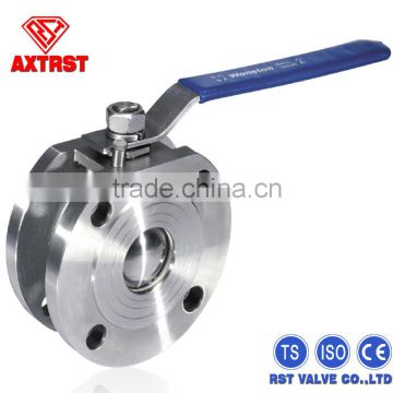 Wenzhou Wafer Flanged Stainless Steel Floating Ball Valve