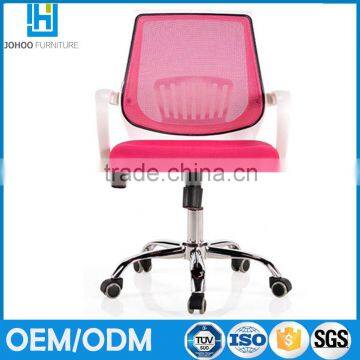 China Manufacturer Arm Chair Furniture Mid Back Ergonomic Rotating Gas Lift Mesh Training Chair With Castors photo-5