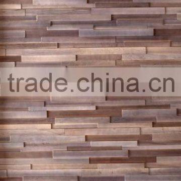 Pine Ancient Style Decorative 3D Solid Wood Panel