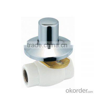 E7 Luxurious Ball Valve Type PPR Double Famale Threaded Brass Ball