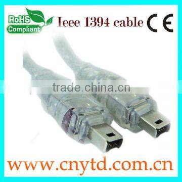 black color high speed usb am 1394 4p cable