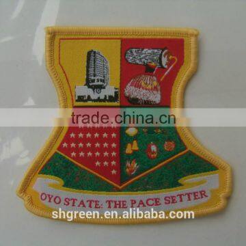 non-shape handmade cloth badge for shoulder