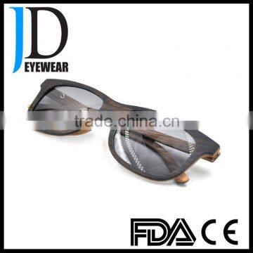 High Quality OEM Brand Logo Cat.3 UV400 Wood Sunglasses