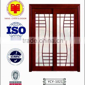 Custom Solid Wood Glass Sliding Door, Balcony Sliding Glass Door photo-2