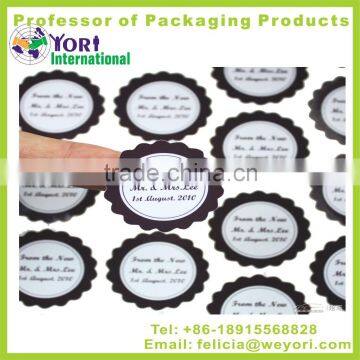 Yori High Quality Pvc Mirror Laptop Round Sticker photo-3