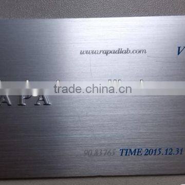 Silver Aluminium Metal Business Card photo-5