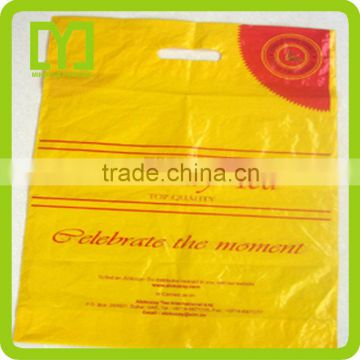 YIWU China manufacturer wholesale promotional die cut plastic bags