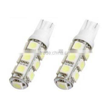 RV LED Light interior lamp 12V DC T10 194 168 W5W White 5050 13-SMD LED light for car
