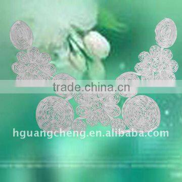 Fashion lace 100% polyester water soluble