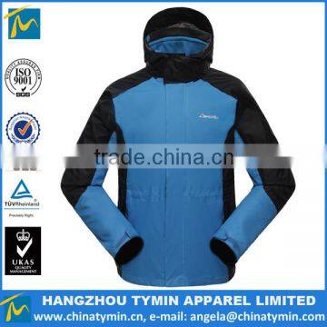 waterproof 2 in 1 outdoor man jacket