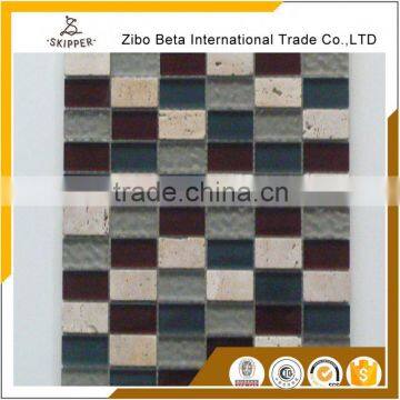 Fashionable Glass Mosaic For Swimming Pool Tile Price photo-5