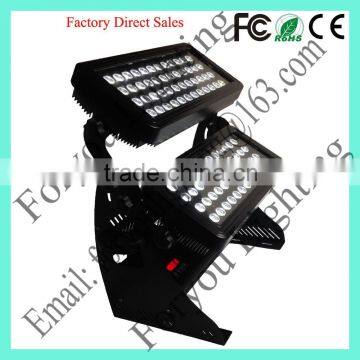 Outdoor Rainproof IP66 Waterproof Wall Wash Building Light 96x18W RGBWAUV 6-IN-1 LED City Color photo-4