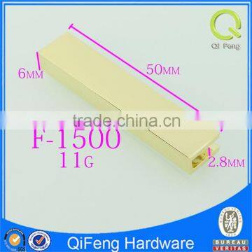 Newest Zinc Alloy Handbag Decorative Square Shape Protector