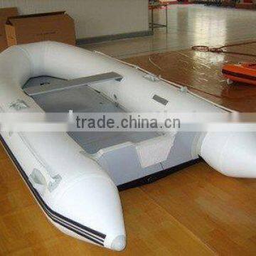 inflatable aluminum floor fishing boat