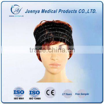 white/black non woven PP strech spa and beauty disposable headbands