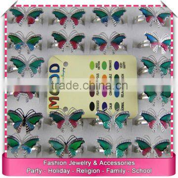 Mood Rings That Change Color, Hot Sale Butterfly Ring