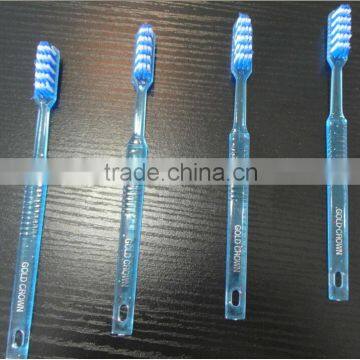 plastic disposable foldable hotel toothbrush