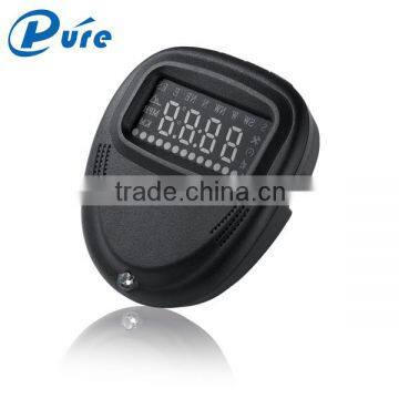 Newest Factory wholesale universal auto speed monitor gps hud 2 inch car head up display