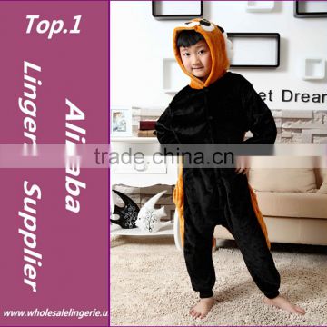 2015 wholesale Christmas cosplay custume kid onesie children/Raccoon cartoon pajamas