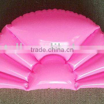 inflatable pillow\ inflatable air pillow\ inflatable beach pillow\ PVC pillow\ inflatable fan-shaped pillow\bath pillow