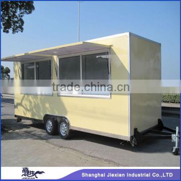 JX-FS580 Shanghai Jiexian Factory Outdoor Commercial Mobile food truck sale