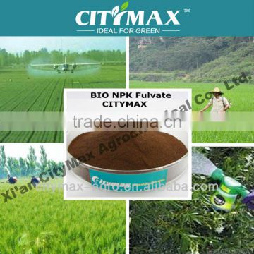 fulvic acid npk green fertilizer for foliar spray