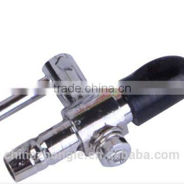 Aquarium metal air divider valves and liquid divider valves