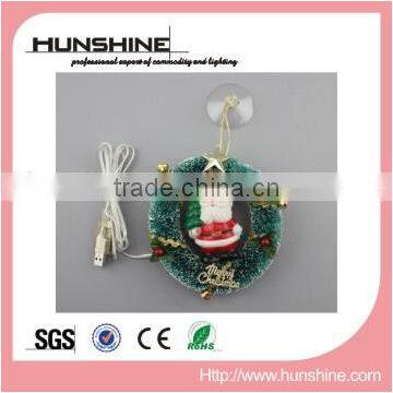 USB Mini colorful Christmas man circle decorative light