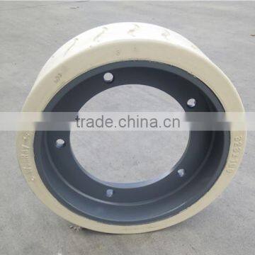 Scissor Lift Solid Tire Wheel for Small Electric Scissor Lift 12x4 323x100 Etc. photo-5