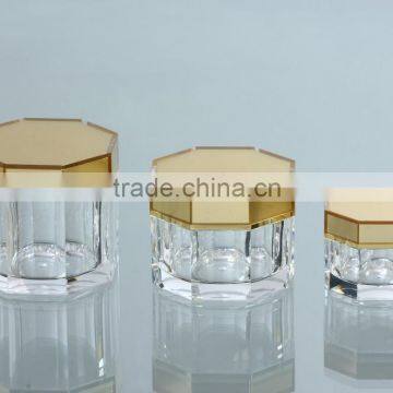 30g 50g 150g 200g professional design eight-corner shap skin care plastic acrylic cosmetic jars