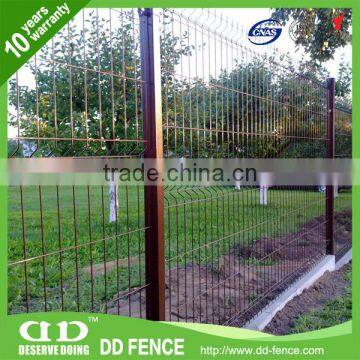 Beautiful looks new green China factory steel galvanized and pvc coated DD-Welded mesh fence