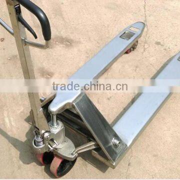 New 2000kg Stainless Hand Pallet Jack photo-3