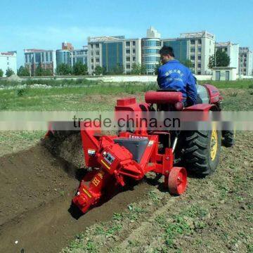 new design trencher and grapevine burying machine