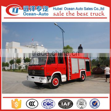 Dongfeng 5000liters tank water capacity fire truck