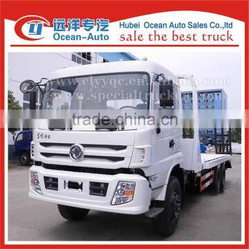 Transportation Manual Gearbox Low Flatbed Truck for Sale photo-4