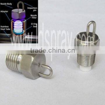 1/4,1/8 Stainless Steel Impinge Cooling Humidification Fog Fine Nozzle photo-2