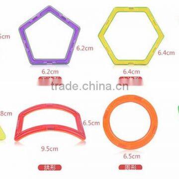 Factory Direct Sell Kids Toy Plastic Magnetic Bulding Blocks With Different Shapes photo-3