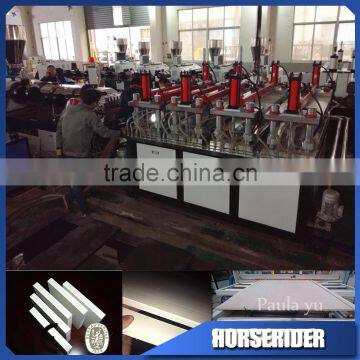 PVC WPC foam board extrusion machine cabinet making machine construction making machine